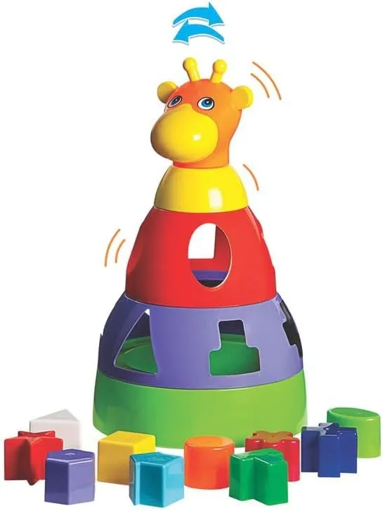 Girafa Didática de Encaixe