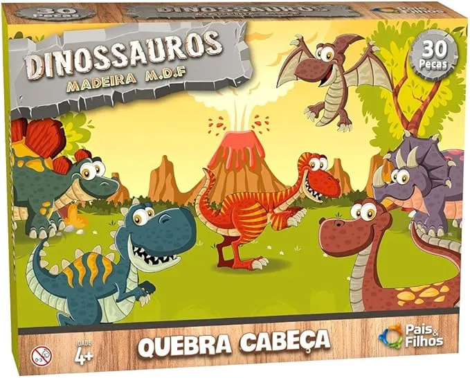 Quebra-Cabeça Dinossauros