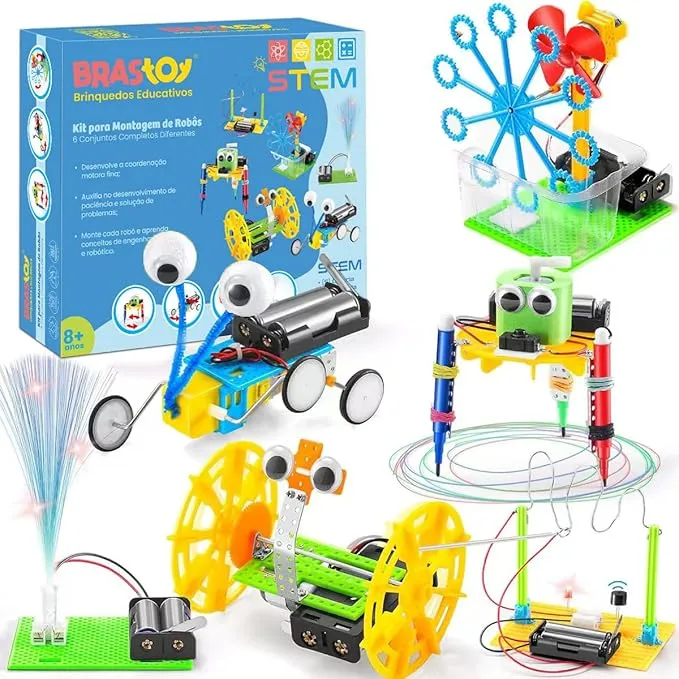 Kit Robótica STEM 6 em 1