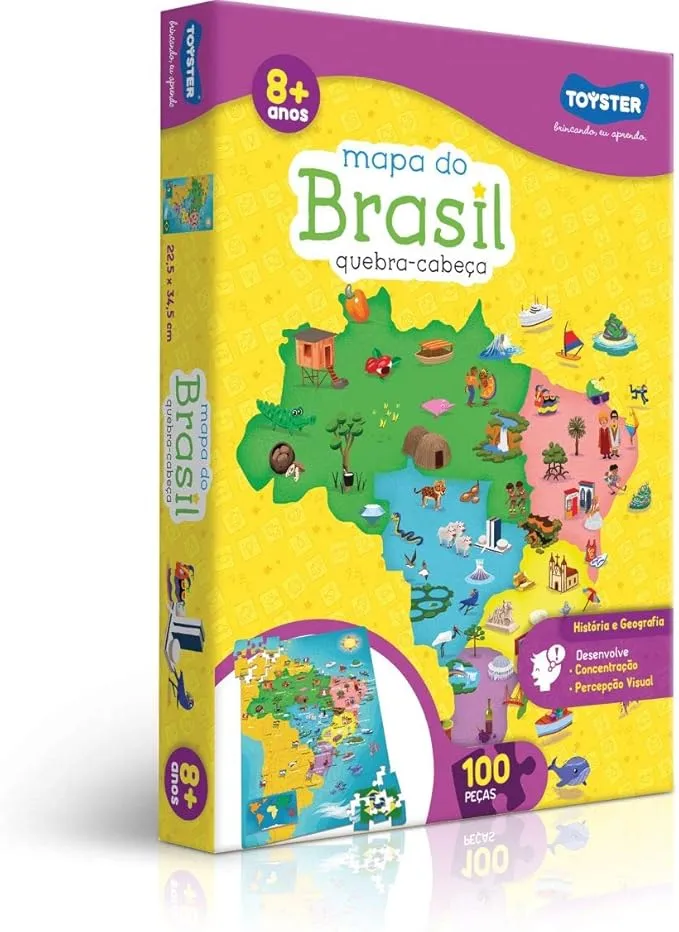 Quebra-Cabeça Mapa do Brasil