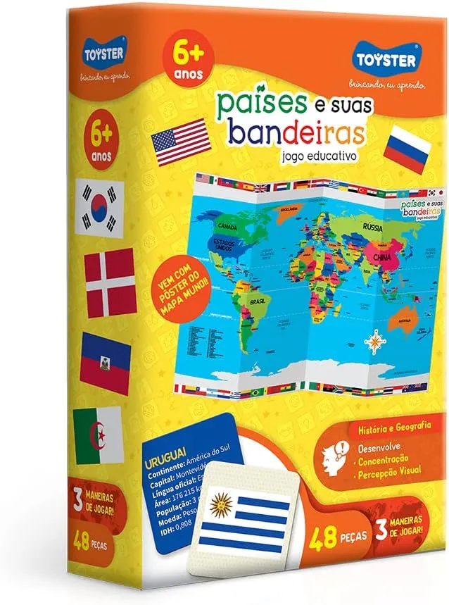 Países e Suas Bandeiras