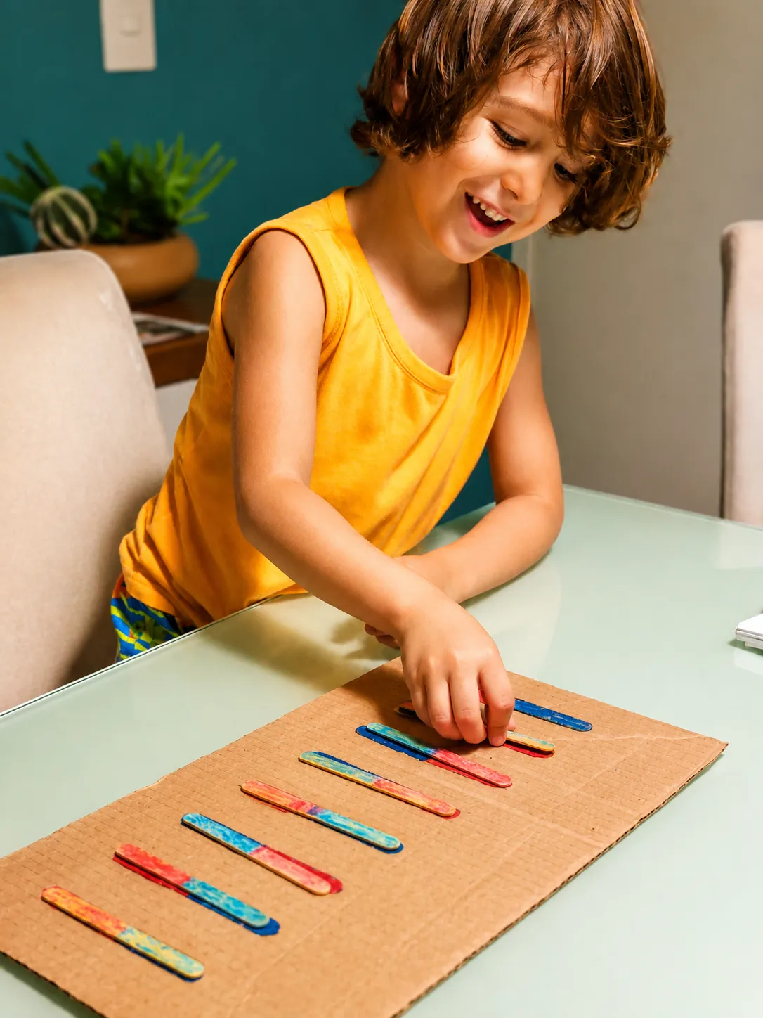 Sequência de Cores com Palitos